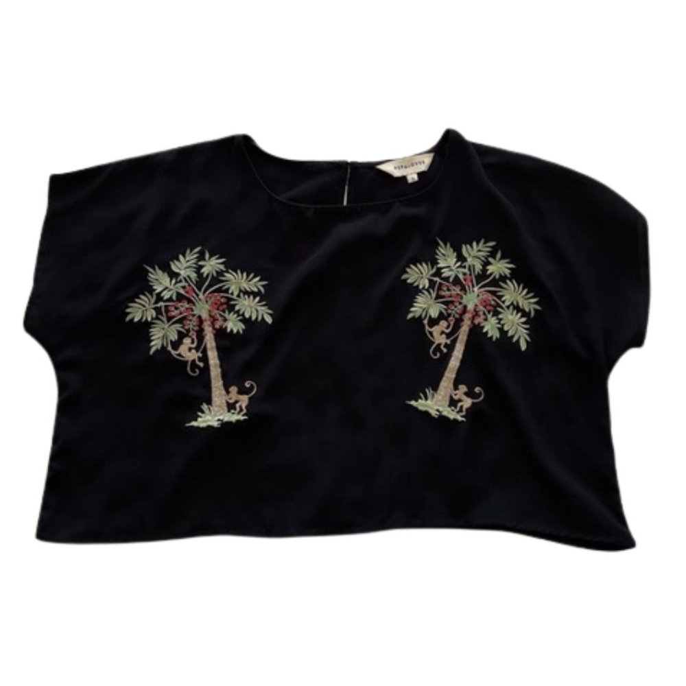 Palm Tree Crop Top